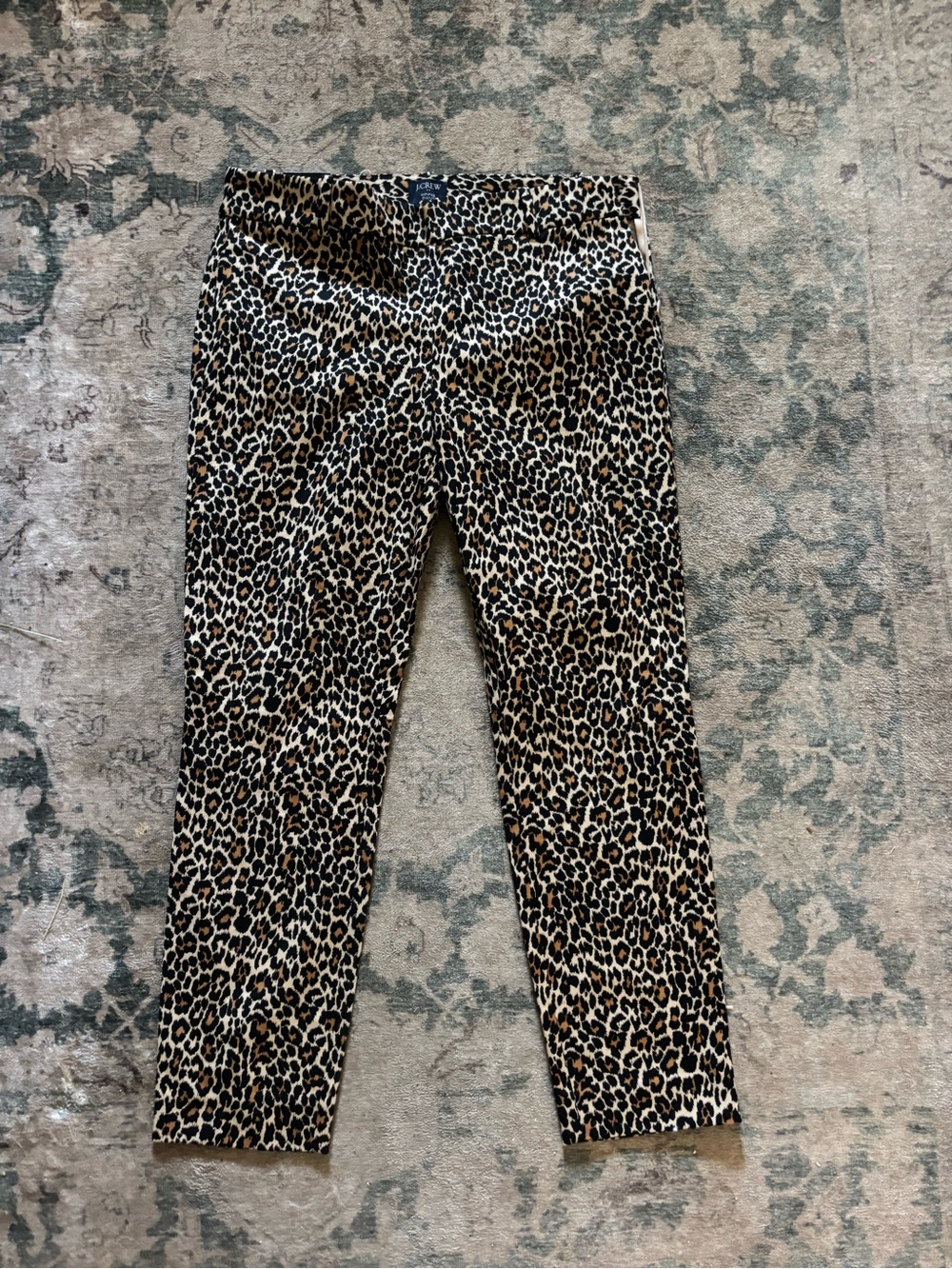 J. Crew women’s Leopard Print capris Brown & Black size 6 new with tags